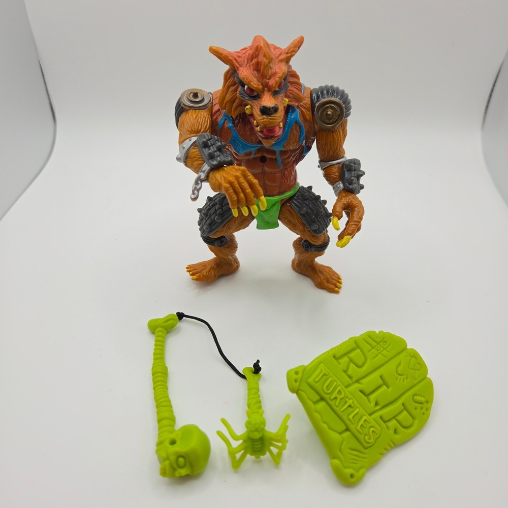 Vintage 1991 TMNT Rahzar Action Figure Playmates Toys with Accessories